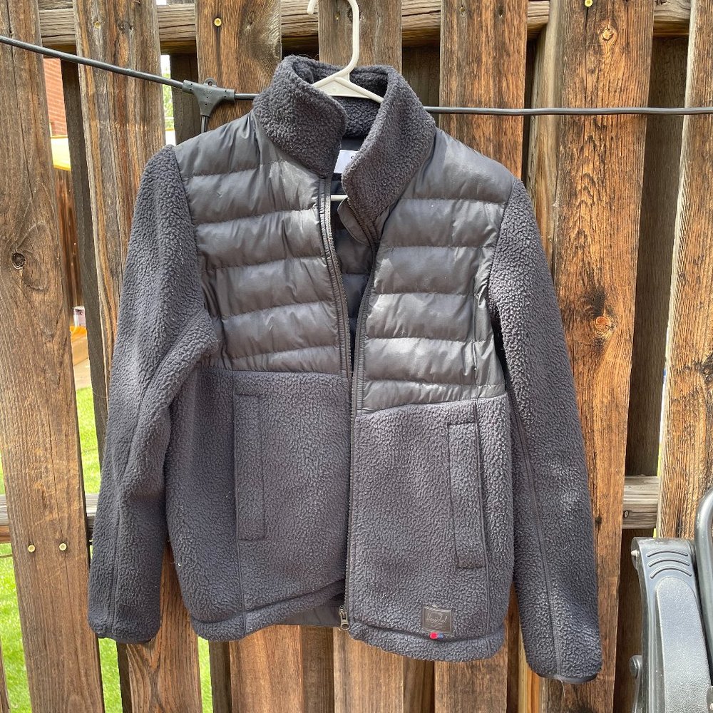 Herschel Zip Up Sherpa Fleece/Puffer Small